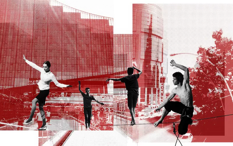 Alternatif Mekan Deneyimleri 02: Kent İçin Bir Slackline, Armada Yaya Üst Geçidi, Eskişehir Yolu, Ankara